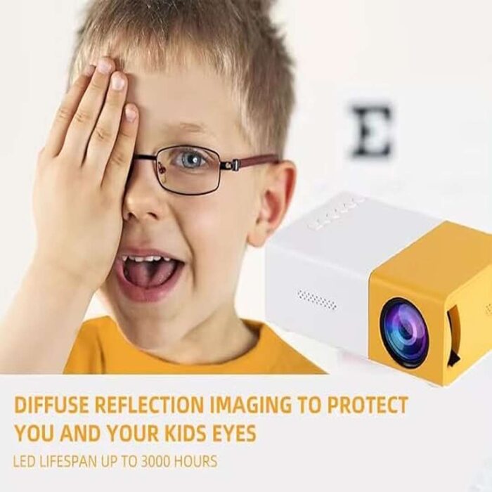 Mini Portable LED Projector with Multiple Interfaces Like AV, Audio, USB, HDMI, Micro SD, Film Projector for Children's, Home Cinema, Compatible with Smartphone/Laptop/PS4/Firestick - Image 5