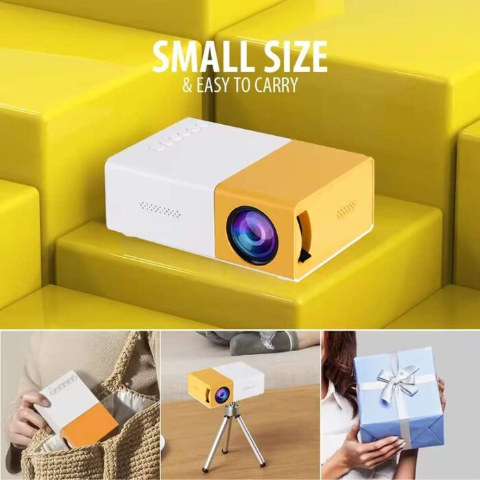Mini Portable LED Projector with Multiple Interfaces Like AV, Audio, USB, HDMI, Micro SD, Film Projector for Children's, Home Cinema, Compatible with Smartphone/Laptop/PS4/Firestick - Image 7