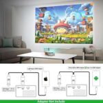 Mini Portable LED Projector with Multiple Interfaces Like AV, Audio, USB, HDMI, Micro SD, Film Projector for Children's, Home Cinema, Compatible with Smartphone/Laptop/PS4/Firestick - Image 2