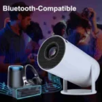 Android Projector And Speakers Portable Mini Projector, 4K 1080P Full HD Projector, Support Video Projector, WiFi 5G BT 5.0, Cinema Projector 180° Can Be Rotated, Android 11, Compatible with TV Stick/Windows/iOS/Android - Image 3