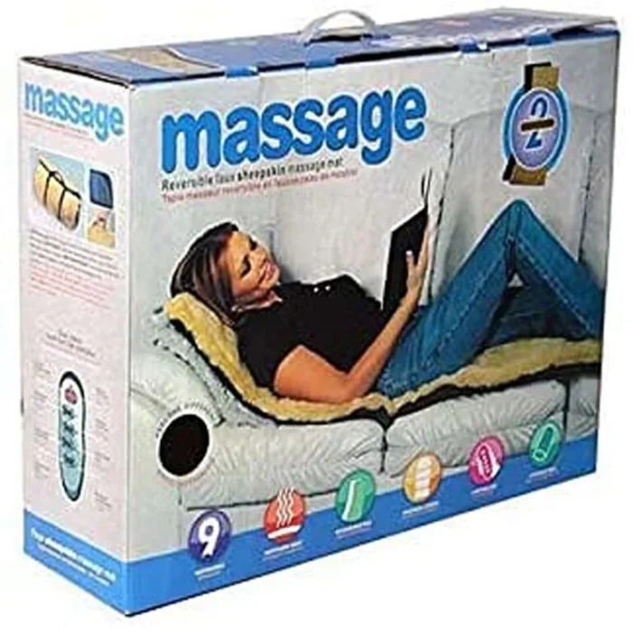 Massage bed, heated massaging mattress Sleep Beauty Spa Heating Vibrating Head Neck Leg Massager Bed Cushion Massage with remote control - Image 2
