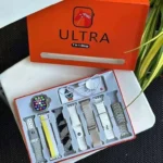 Ultra 7 in 1-49 MM BT Calling Sports Mode Fitness 7 Belt for Men & Women Smartwatch (Multicolor Strap, Free Size) | 7 Belt Smart Watch for Men & Women Smartwatch